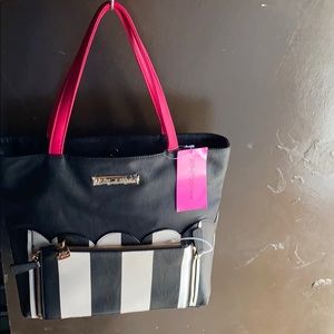 Betsey Johnson Hand bag- Tote- New with tags